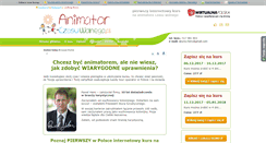 Desktop Screenshot of animatorczasuwolnego.pl